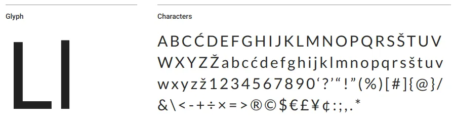 Lato Google Font
