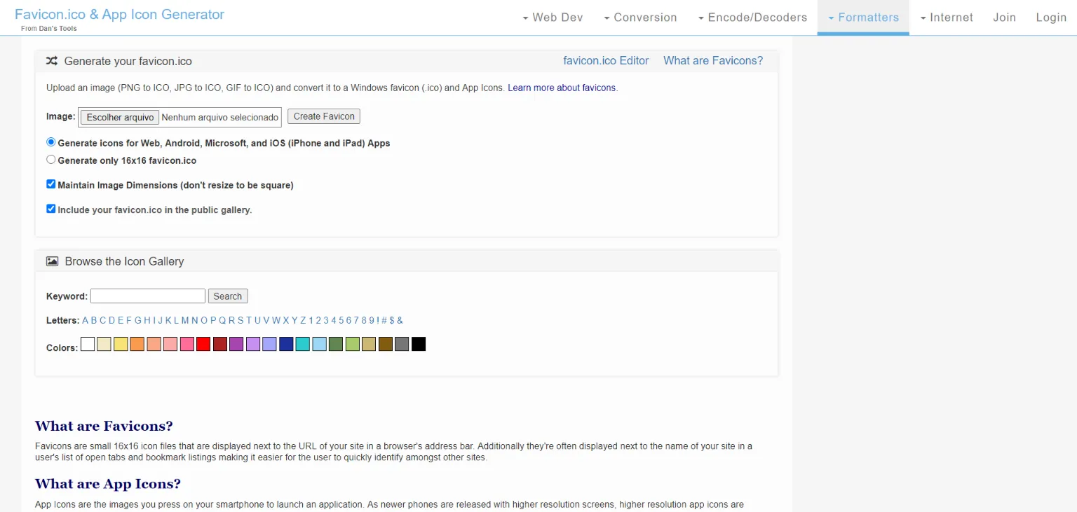 Favicon Generator