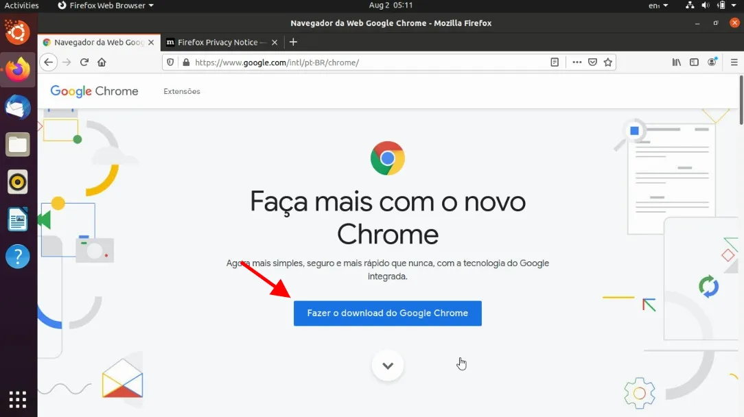 Chrome Step 1