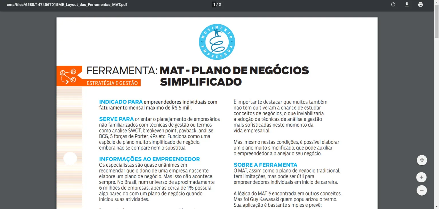 Endeavor - Business Plan Template (PDF)