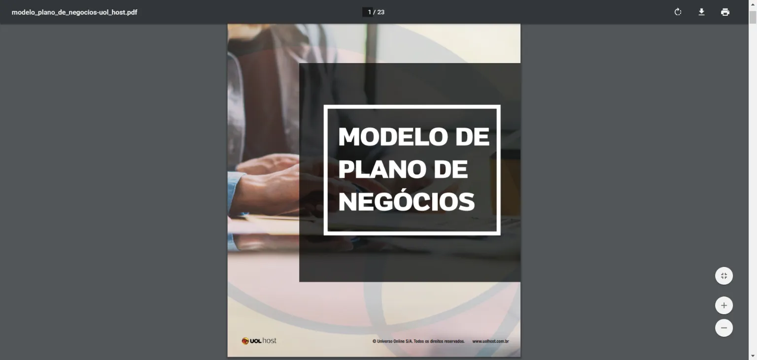 UOL - Business Plan Template (PDF)