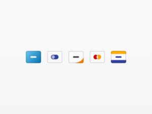 flat credit cart icons