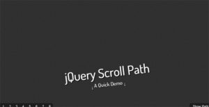 jQuery Scroll Path1