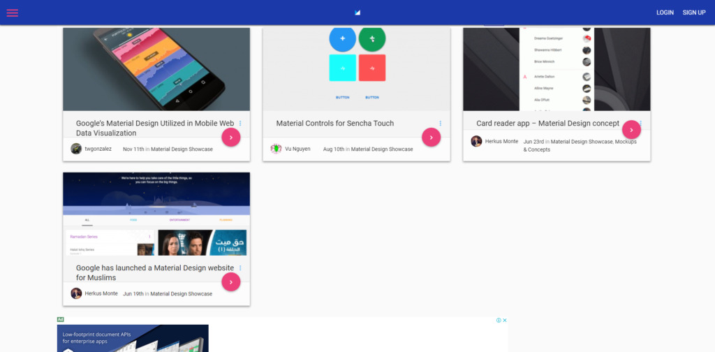 Material Design Blog