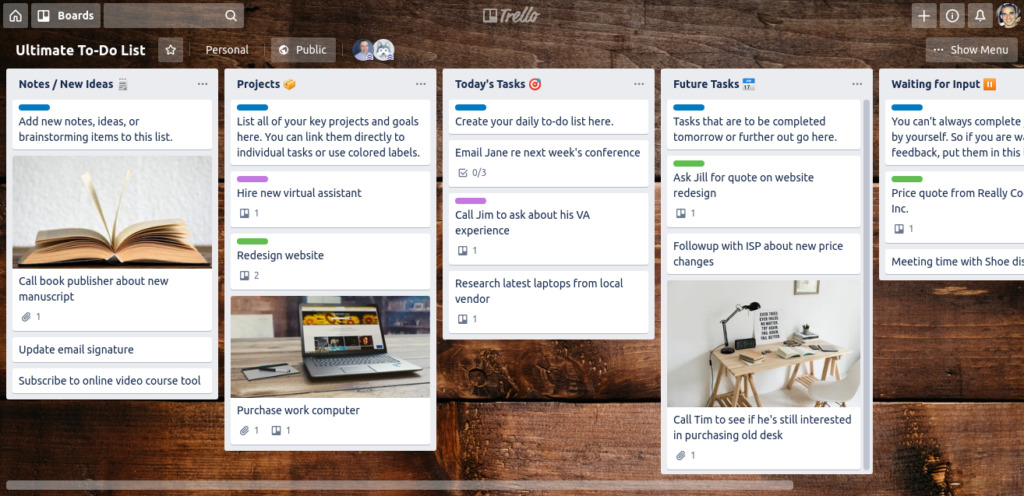 Trello Painel de Controle