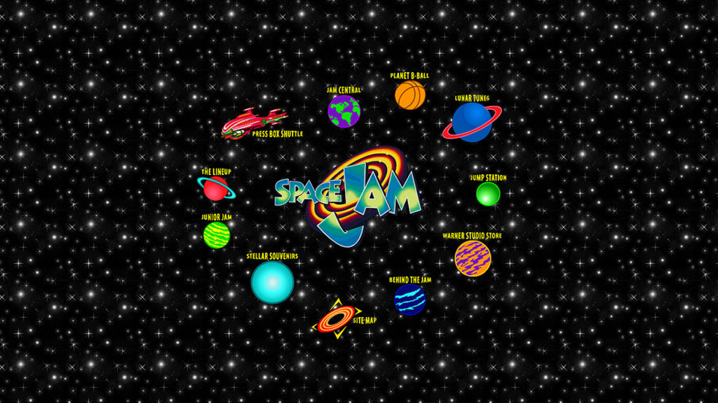Sitio web de Spacejam