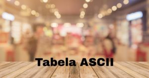Tabela ASCII