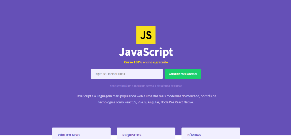 Rocketseat - Curso Gratuito de Javascript