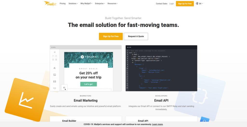 Mailjet, Año Nuevo